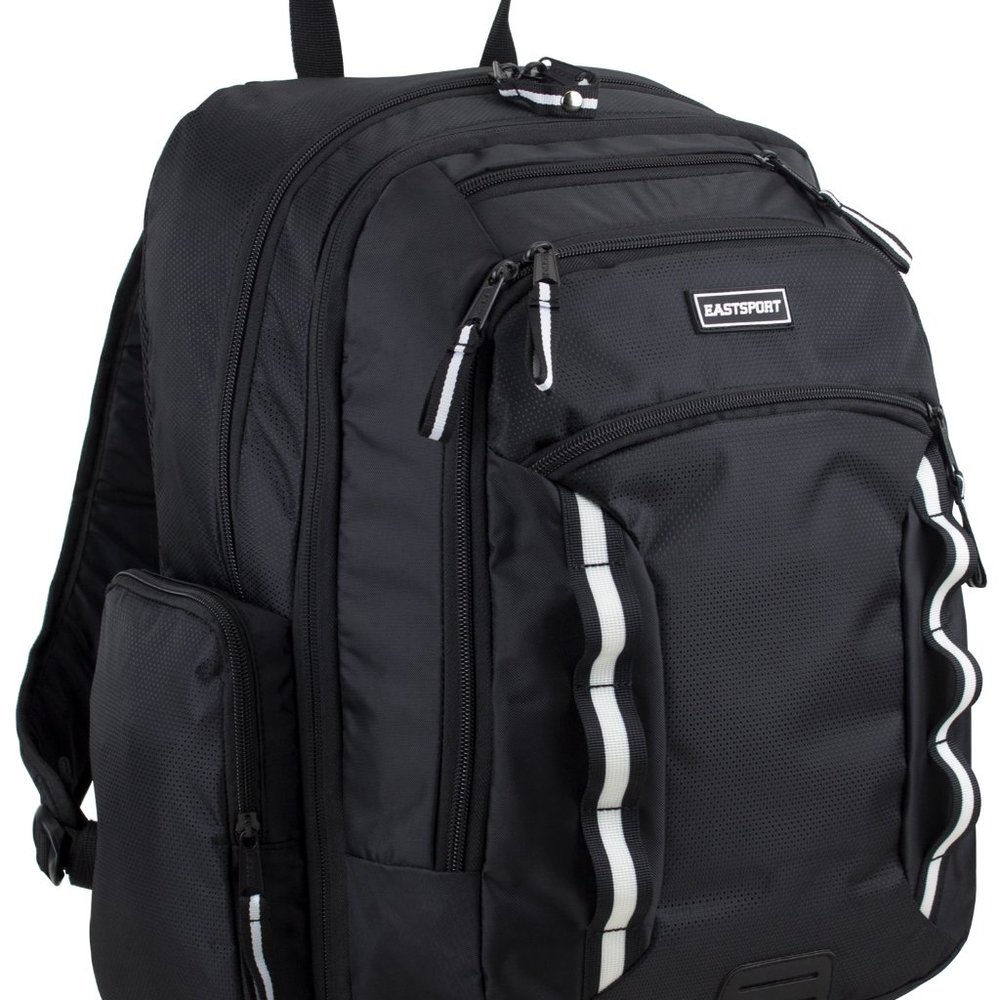 Eastsport Unisex Odyssey Black Backpack